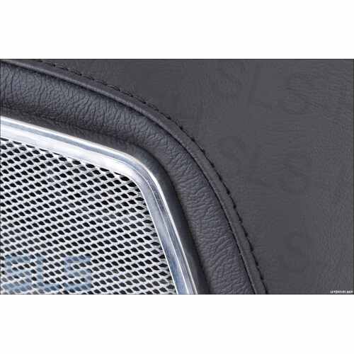 Speaker box 190SL, wood, leather, black