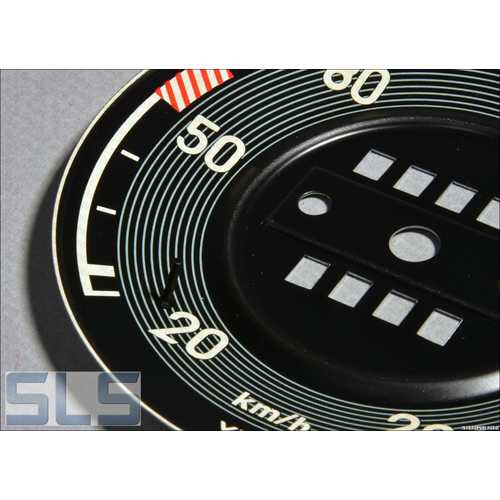 Speedo dial face KM/h as illustrated