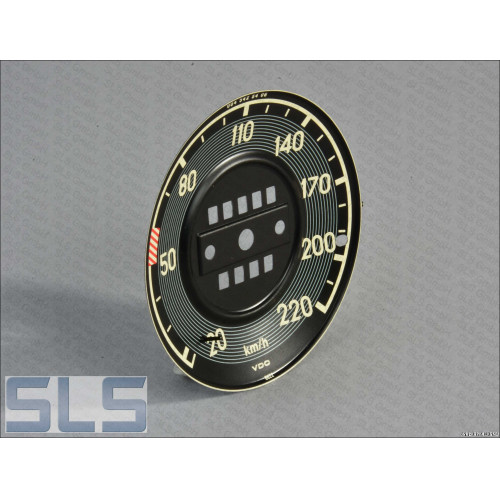 Speedo dial face KM/h as illustrated