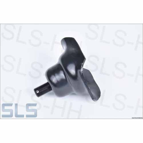 Support for rear axle strut