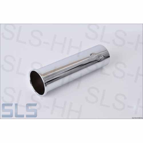Tail pipe, chrome, 180-200D