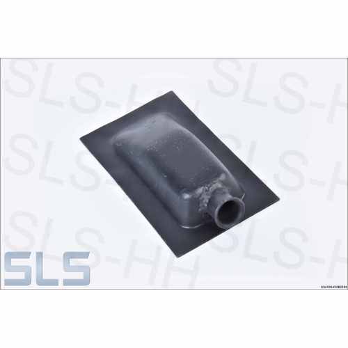 Trough, hand brake cable R113