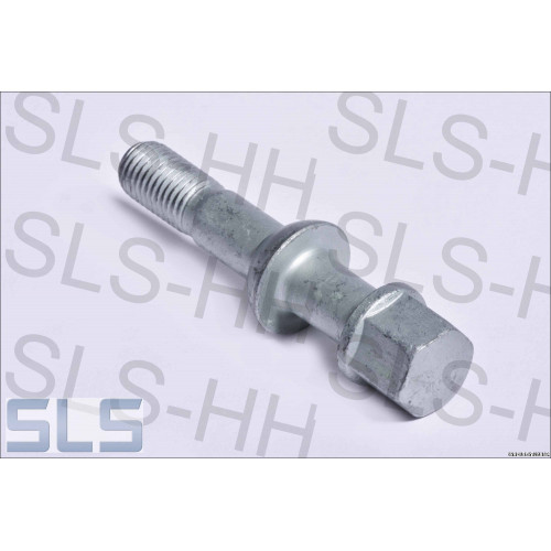 wheel bolt, total 86mm, zinc plated,without crome cap