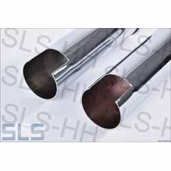 1 pair of Tail pipes, chrome