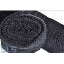 1m Textilschlauch schwarz für Säulen-Kantenschutz
