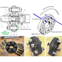 "Disc kit rbr joint + screws ->'56; HC8