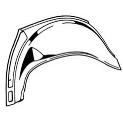 A1116375176 Wheel arch, without rear pi