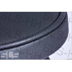 Box w. armrest, leather black