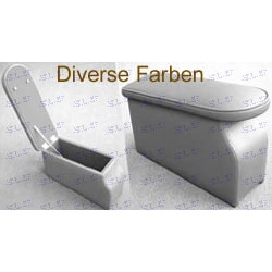 Box w. armrest, leather colored