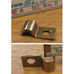 Clamp, rear floor, fits 6mm wire or pipe