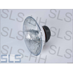 Euro-LHD H4 Lamp fits US-frame,w.rbrcap