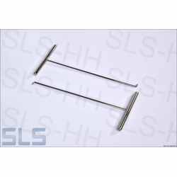 hook pair for dismounting instrument panel