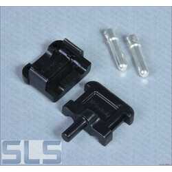 N/A ! 2-pole-connector (m), hsg w.pos-nose