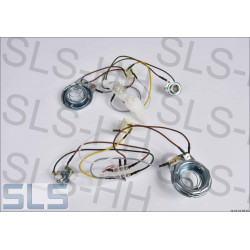 pair of wiring harness w. sockets, fitting NoVac headlights