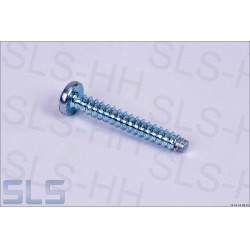 pan head tapping screw w. Phillips cross and flat end 3,5X25