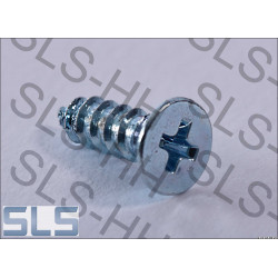 panelling screw, phillips, chromed