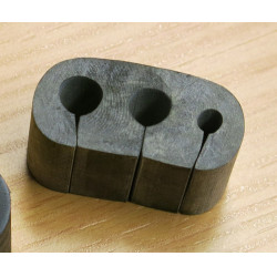 rubber inlay, for 3 pipes (8 + 8 + 5mm)