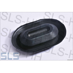 rubber plug, oval shape, fits holes ca 38x18