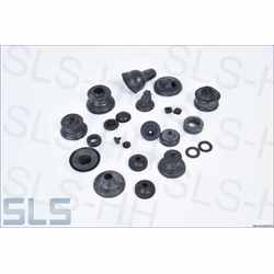 Selection of rubber grommets uni / minimal front wall W108