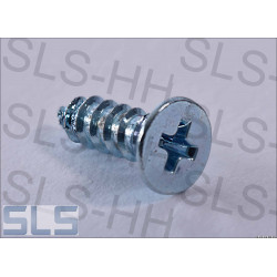 Self tapping screw, zinc plated
