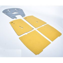Set insulation mats floors and tunnel R107 LHD