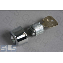 Set locking cyl. ign. with chrome cap, fits ->07.67