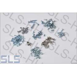 Set of sheet metal / decorative / hardware screws, 153pcs