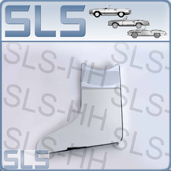 SL 107 Lower Left Chrome Seat Hinge Cover
