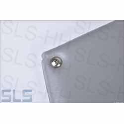 Sunvisor SL without brackets, LH, grey, without mirror
