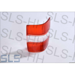Taillight lens, early red/red