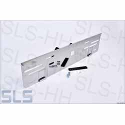 unversal lic-plate underlay 520x110, stainless steel