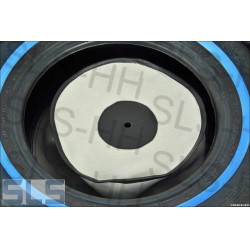 Vinyl covering, spare tyre (horiz-lev)