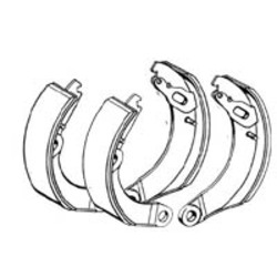 We would be happy to advice you Brake shoes, fr.50mm exch.(x4)