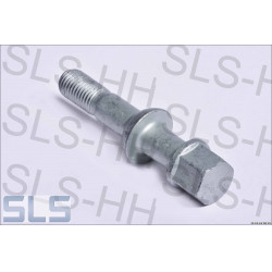 wheel bolt, total 86mm, zinc plated,without crome cap